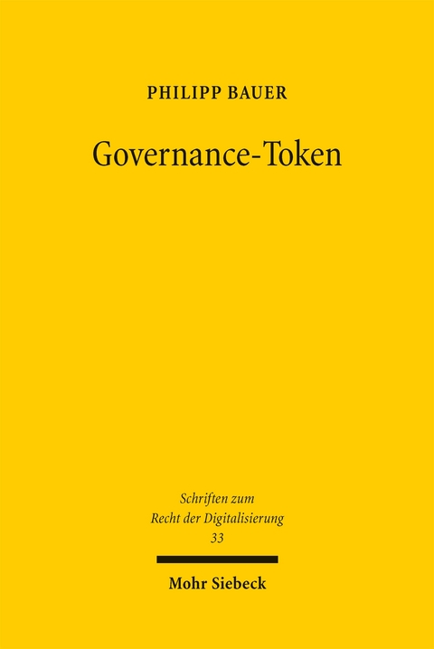 Governance-Token - Philipp Bauer