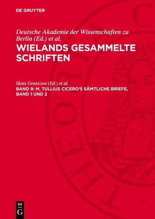 M. Tullius Cicero’s Sämtliche Briefe, Band 1 und 2