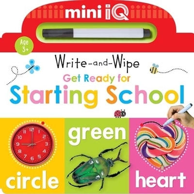 Mini iQ Write-and-Wipe Get Ready for Starting School - Scott Make Believe Ideas