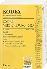 KODEX Sozialversicherung 2025, Band I - Böhm, Daniela; Doralt, Werner