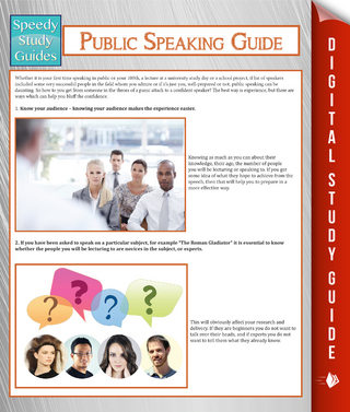 Public Speaking Guide (Speedy Study Guide)