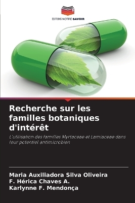 Recherche sur les familles botaniques d'intérêt