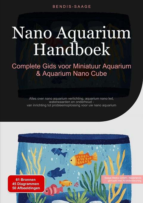 Nano Aquarium Handboek: Complete Gids voor Miniatuur Aquarium & Aquarium Nano Cube - Bendis A. I. Saage - Nederlands