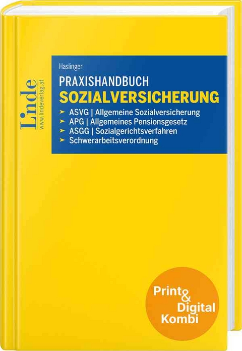 Praxishandbuch Sozialversicherung (Kombi Print&digital) - Paul Haslinger