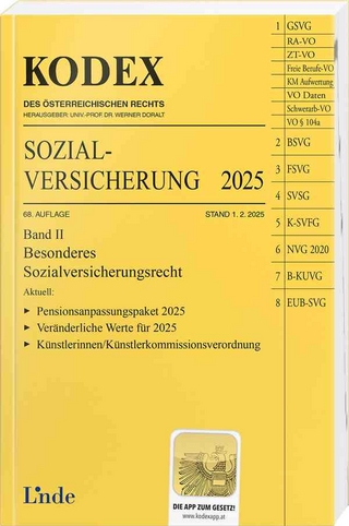 KODEX Sozialversicherung 2025, Band II