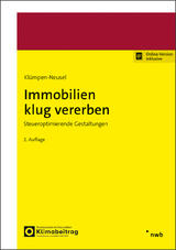 Immobilien klug vererben - Klümpen-Neusel, Claudia; Hübner, Christoph