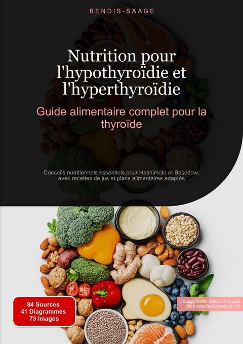 Nutrition pour l'hypothyro&iuml;die et l'hyperthyro&iuml;die : Guide alimentaire complet pour la thyro&iuml;de - Bendis A. I. Saage - Fran&ccedil;ais
