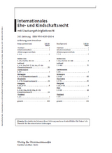 Internationales Ehe- und Kindschaftsrecht mit Staatsangehörigkeitsrecht - Henrich, Dieter; Dutta, Anatol; Ebert, Hans-Georg