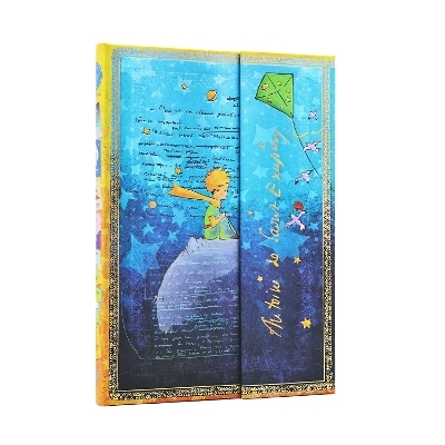 Saint-Exup&eacute;ry, The Little Prince (Embellished Manuscripts Collection) Midi Lined Hardcover Journal (Wrap Closure) -  Paperblanks