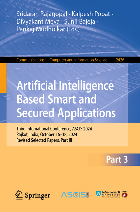 Artificial Intelligence Based Smart and Secured Applications - 