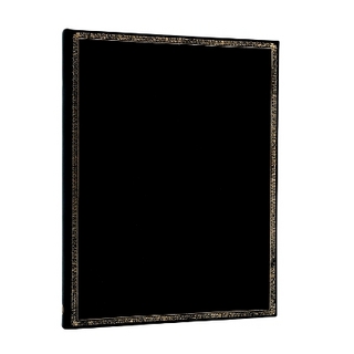 Black Edition Ultra Lined Hardcover Journal (Elastic Band Closure)