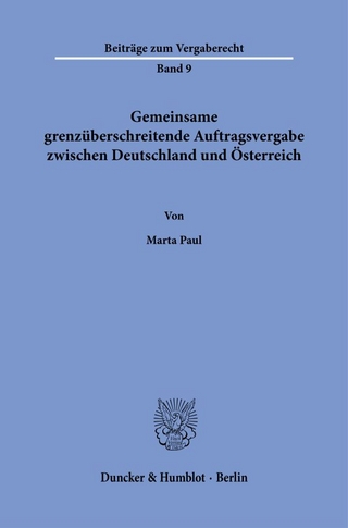 Gemeinsame grenzüberschreitende Auftragsvergabe zwischen Deutschland und Österreich