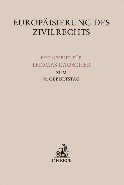 Europ&auml;isierung des Zivilrechts - 