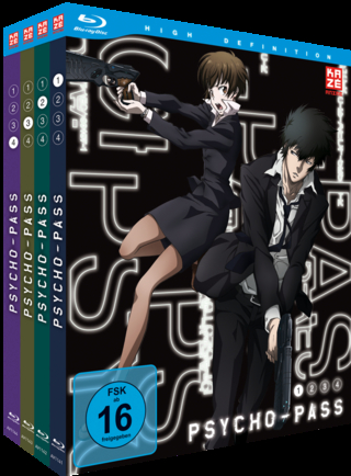 Psycho-Pass - Staffel 1 - Gesamtausgabe - Bundle - Vol.1-4 - [Blu-ray]
