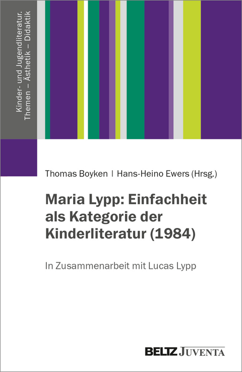 Maria Lypp: Einfachheit als Kategorie der Kinderliteratur (1984) - 
