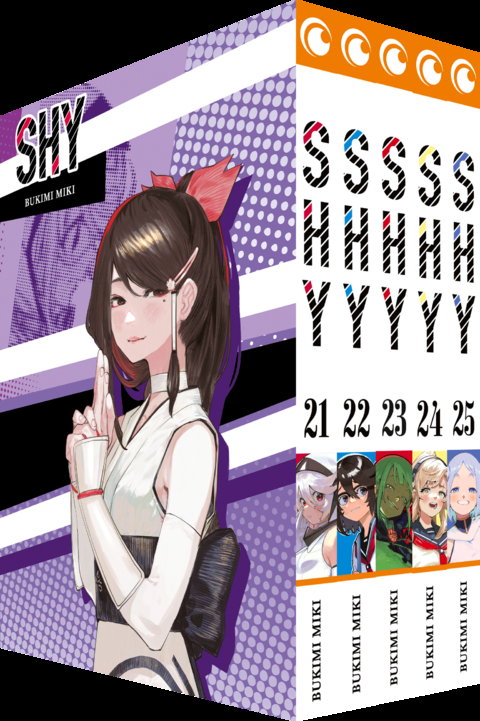SHY &ndash; Band 21-25 im Sammelschuber - Bukimi Miki