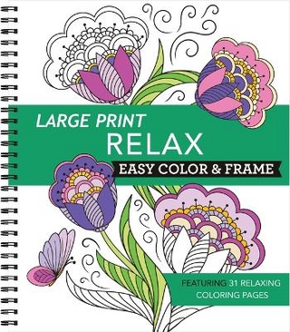 Large Print Easy Color & Frame - Relax