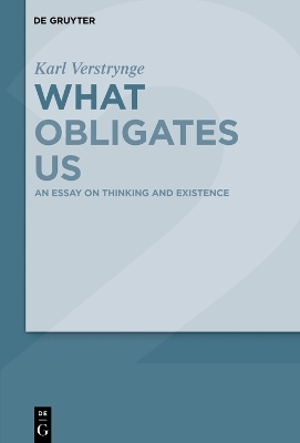 An Essay on Thinking and Existence - Karl Verstrynge