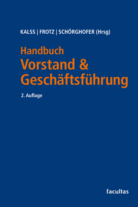 Handbuch Vorstand & Gesch&auml;ftsf&uuml;hrung - 