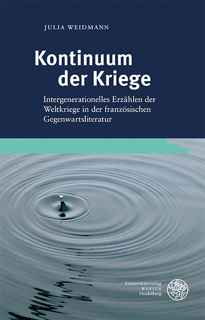 Kontinuum der Kriege - Julia Weidmann