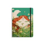 matabooks &ndash; Nachhaltiges A5 Notizbuch/Tagebuch/Bullet Journal/Schreibheft/Notebook aus S&uuml;&szlig;graspapier &ndash; Nari Farbe: Sky Blue (liniert)