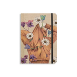 matabooks &ndash; Nachhaltiges A5 Notizbuch/Tagebuch/Bullet Journal/Schreibheft/Notebook aus S&uuml;&szlig;graspapier &ndash; Nari Farbe: Apricot Orange (liniert)