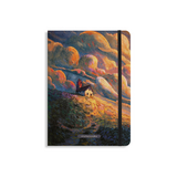 matabooks &ndash; Nachhaltiges A5 Notizbuch/Tagebuch/Bullet Journal/Schreibheft/Notebook aus S&uuml;&szlig;graspapier &ndash; Nari Farbe: Dusk Purple (liniert)