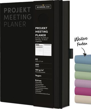 Projekt-Meeting Planer Black