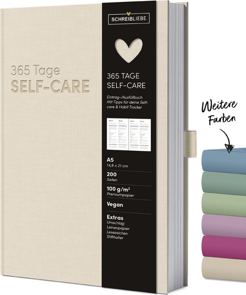 Self-care-Tagebuch Sand - 