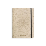 matabooks &ndash; Nachhaltiges A5 Notizbuch/Tagebuch/Bullet Journal/Schreibheft/Notebook aus S&uuml;&szlig;graspapier &ndash; Nari Farbe: Rose Gold (liniert)