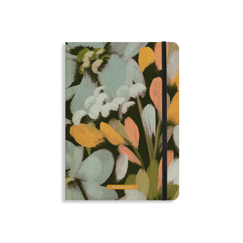 matabooks &ndash; Nachhaltiges A5 Notizbuch/Tagebuch/Bullet Journal/Schreibheft/Notebook aus S&uuml;&szlig;graspapier &ndash; Nari Farbe: Laurel (liniert)