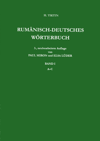 Rumänisch-Deutsches Wörterbuch