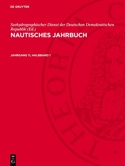 Nautisches Jahrbuch. Jahrgang 11, Halbband 1