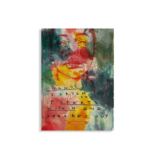 matabooks – Nachhaltiges A5 Notizbuch/Skizzenbuch/Tagebuch/Bullet Journal/Schreibheft aus Graspapier – Jana Farbe: Vivid Splash