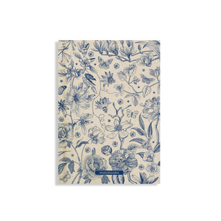 matabooks – Nachhaltiges A5 Notizbuch/Skizzenbuch/Tagebuch/Bullet Journal/Schreibheft aus Graspapier – Jana Farbe: Vintage Blue