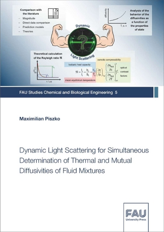 Dynamic Light Scattering for Simultaneous Determination of Thermal and Mutual Diffusivities of Fluid Mixtures