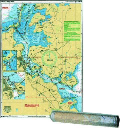 Einzelkarte Kubitzer Bodden - Strelasund / Strelasund S&uuml;d (Ausgabe 2025)