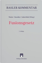 Fusionsgesetz (FusG) - Watter, Rolf; Daeniker, Daniel; Gaberthüel, Tino; Affolter Marino, Anja; Appenzeller, Hansjürg; Baumgarten, Mark-Oliver; Colombini, Marco; Diem, Hans-Jakob; Ehrsam, Simone; Erni, Stephan; Frick, Jürg; Gaberthüel, Tino; Gericke, Dieter; Grüninger, Harold; Hasler, Daniel; Häusermann, Daniel; Isler, Vanessa; Kägi, Urs; Kaptan, Marie-Cristine; Kühni, Beat; Kuster, Matthias; Lambert, Claude; Malacrida, Ralph; Maurenbrecher, Benedikt; Maurer, Moritz; Morscher, Lukas; Naegeli, Vera; Oertle, Matthias; Oesterhelt, Stefan; Perlini-Frehner, Fabienne; Peter, Anna; Pfiffner, Daniel C.; Rampini, Corrado; Romerio, Flavio; Schleiffer, Patrick; Stoltz, Thomas; Truffer, Roland; Watter, Rolf; Wolf, Matthias; Baumgartner, Urs L.; Büchi, Raffael; Dubs, Dieter; Ehrat, Felix R.; Huber, Ueli; Reutter, Thomas; Waller (†), Stefan