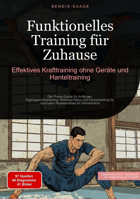 Funktionelles Training f&uuml;r Zuhause: Effektives Krafttraining ohne Ger&auml;te und Hanteltraining - Bendis A. I. Saage - Deutschland