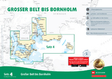 Sportbootkarten Satz 4: Großer Belt bis Bornholm (Ausgabe 2025) - 