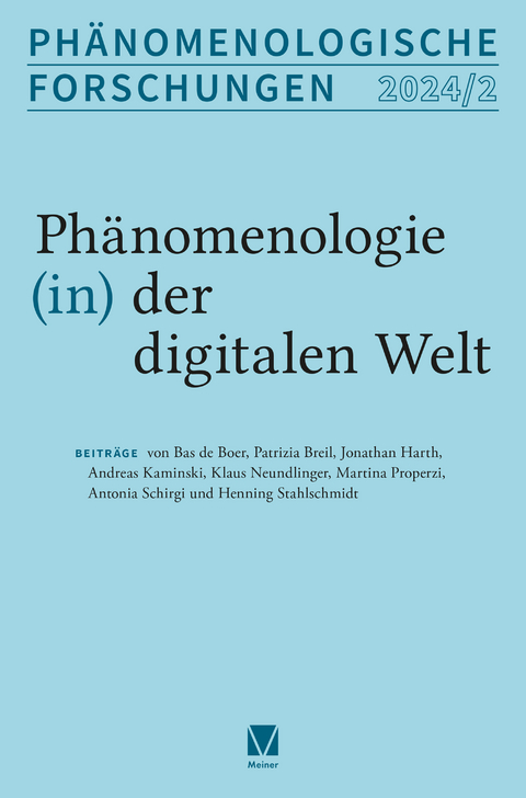 Phänomenologie (in) der digitalen Welt - 