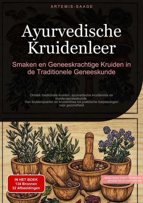 Ayurvedische Kruidenleer: Smaken en Geneeskrachtige Kruiden in de Traditionele Geneeskunde - Artemis Saage - Nederlands