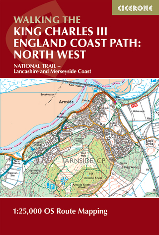 Walking the King Charles III England Coast Path: North West - Lancashire and Merseyside Map Booklet