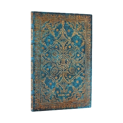 2026 Azure (Equinoxe) Maxi 18-month Vertical Softcover Flexi Dayplanner 2025-2026 (Elastic Band Closure) -  Paperblanks