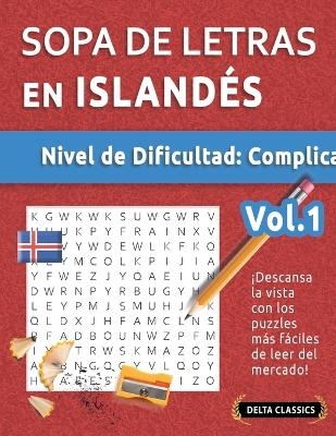 Sopa de Letras En Island&eacute;s - Nivel de Dificultad -  Delta Classics