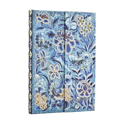 2026 Blue Willow (Celebrate Hanfu) Mini 18-month Horizontal Hardcover Flexi Dayplanner 2025-2026 (Wrap Closure) -  Paperblanks