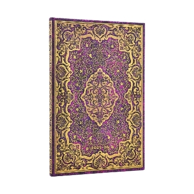 2026 Picaresque Maxi 18-month Vertical Hardcover Flexi Dayplanner 2025-2026 (Elastic Band Closure) -  Paperblanks