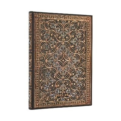 2026 Restoration (The Queen&rsquo;s Binding) Midi 18-month Horizontal Hardcover Flexi Dayplanner 2025-2026 (Elastic Band Closure) -  Paperblanks