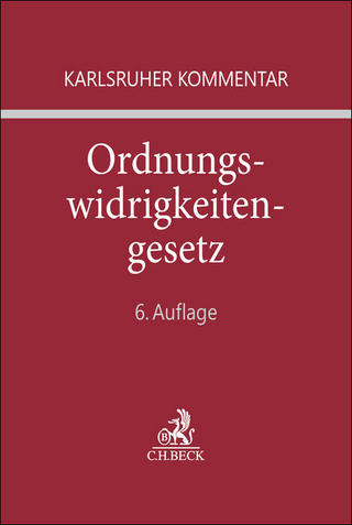 Karlsruher Kommentar zum Gesetz über Ordnungswidrigkeiten. OWiG