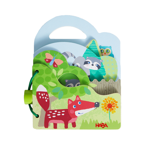 Holz-Babybuch Waldtiere